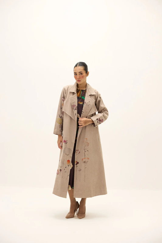 Taupe Trench Coat