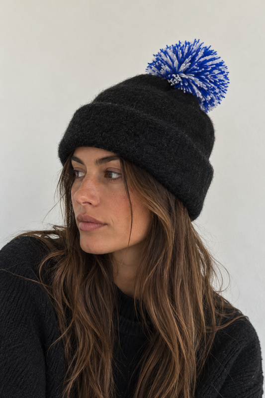 Wool Pom Beanie