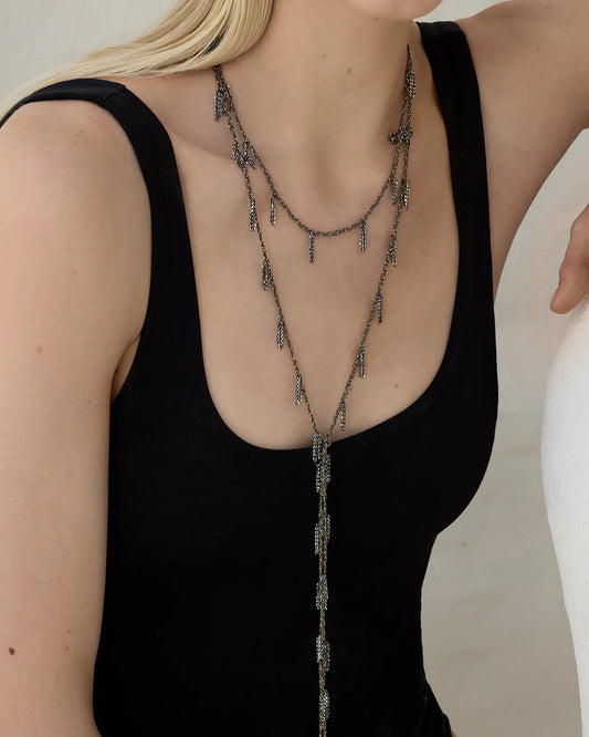 N° 944 Multi Twist Lariat Necklace