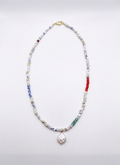 Mixed Trade Beads with Mother of Pearl