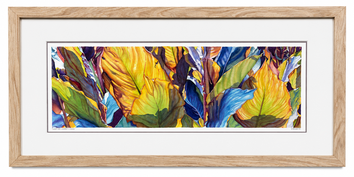 Susan Baker Wooten
Light For Shadows: Cannas 
$2,800 - 36x18 - Watercolor