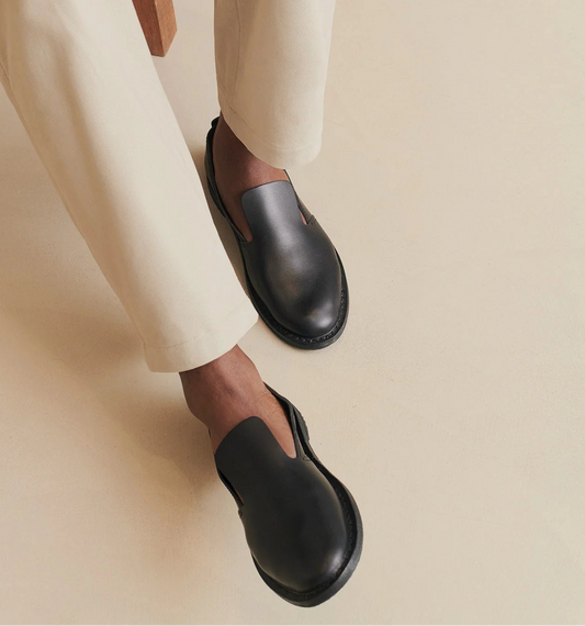 DBF x Steve Mono Leather Slippers