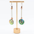 Abalone Hair Pipe Earrings