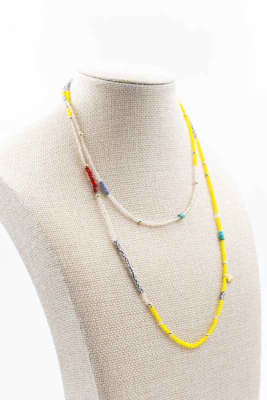Antique Tiny Trade Necklace
