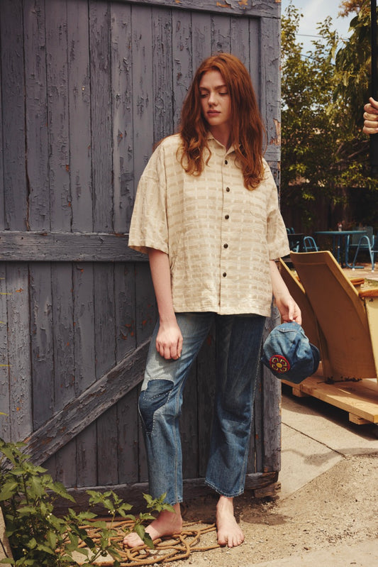 Grid Print Shirt