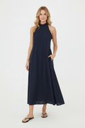 Mock Neck Maxi Dress