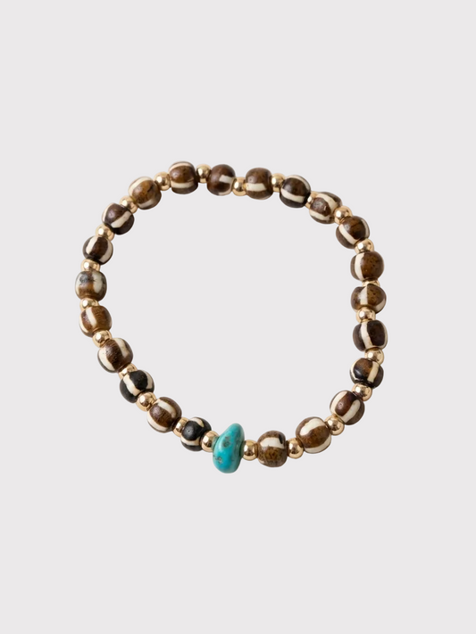 Wood Prayer Bead Bracelet