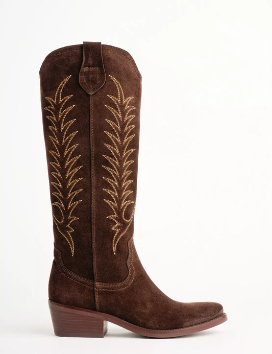 BLANCA SUEDE EMBROIDERED BOOT