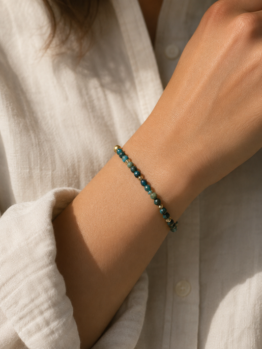 Dark Blue Chrysoprase Bracelet