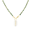CRYSTAL SILK NECKLACE