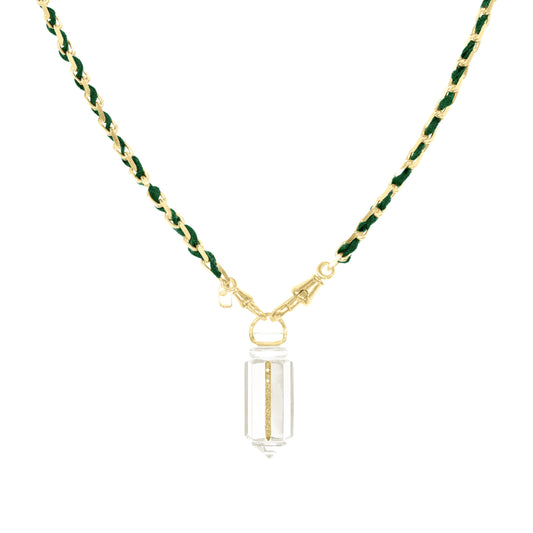 CRYSTAL SILK NECKLACE