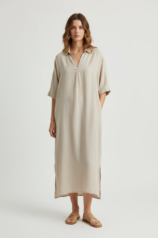 MAXI LINEN DRESS