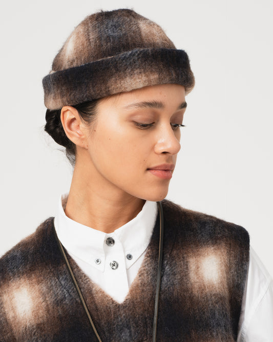 Skully Hat | Felted Check