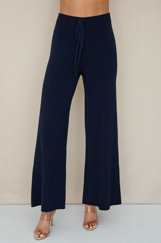 Italian Wide Leg Knit Pant
