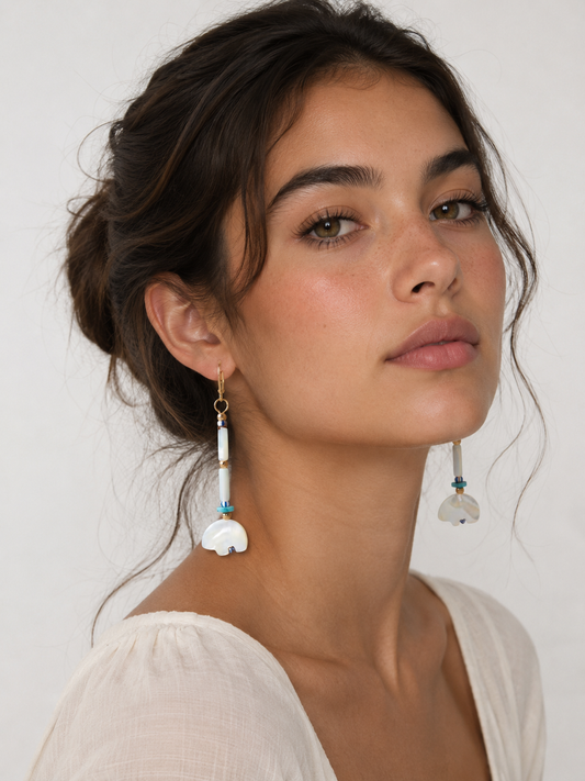 Zuni Bear Earrings